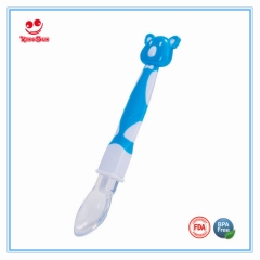 High Quatity Cutlery for Baby Feeding Silicone Spoon Dinnerware