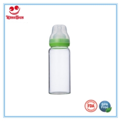 Wide Neck Borosilicate Glass Baby Bottles For Nursing Infant