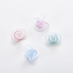 Silicone Baby Pacifier Dummy with Transperant Shield