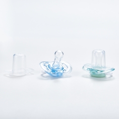 Silicone Baby Pacifier Dummy with Transperant Shield
