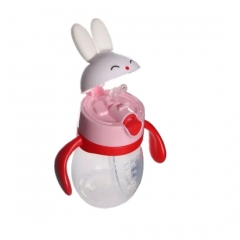 Rabbit Design Baby Training Cup Kids Sports Water Bottle