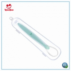 Silicone Baby Food Spoon With Suction Base
