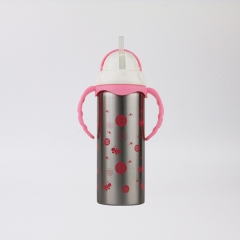 Muti-functional Stainless Steel Baby Feeding Bottle 240ml