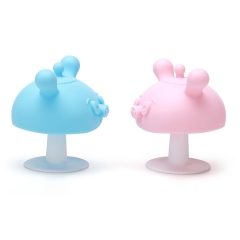 Infant Mushroom Baby Silicone Teether Cartoon Pig Baby Products