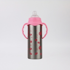 240ml Stainless Steel Double Wall Vacuum Thermos Baby Bottle