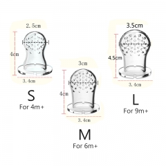 BPA Free Colorful Fresh Fruit Feeder for Baby