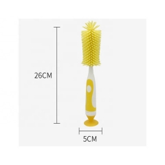 2 in 1 Standable Silicone Baby Bottles Cleaning Brushes