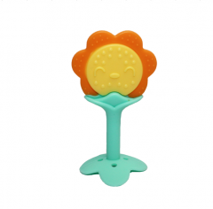 2021 New Colorful Safety Animal Silicone Teether Toy