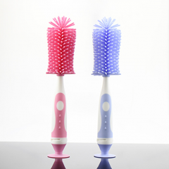 2 in 1 Standable Silicone Baby Bottles Cleaning Brushes