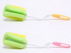 360 Degree Milk Feeding Bottle Sponge Cleaning Brush Set