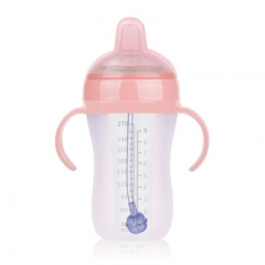 180ml Wide Neck Silicone Spout Water Bottle