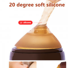 3 in 1 Mutifunction Nano Silver Silicone Baby Bottle 180ml/260ml