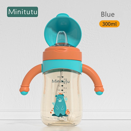 PPSU Spout Bottle Baby Training Straw Water Bottle
