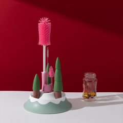 Multipurpose Bottle Drying Rack Bottle Brush Set