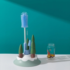 Multipurpose Bottle Drying Rack Bottle Brush Set